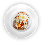 Jacket Potato With Cheese & Baked Beans 