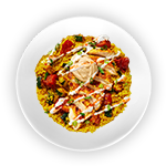 Shawarma Chicken Kebab With Rice 